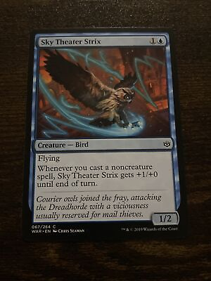 Sky Theater Strix 67 264 War of the Spark Magic the Gathering MTG D3601*