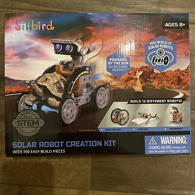 #ad Discovery Kids Mindblown STEM 12 in 1 Solar Robot Creation 190 Piece Kit