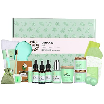 #ad 8 Piece Facial Skin Care Set amp; Bath Spa Kit Bath and Body Spa Kit Tea Tree