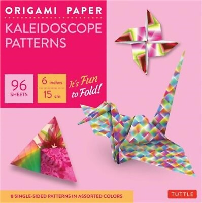 #ad Origami Paper Kaleidoscope Patterns 6quot; 96 Sheets: Tuttle Origami Paper: Hi