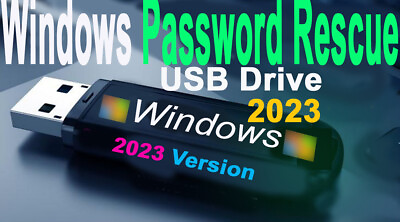 Windows Password Unlock Reset Recovery 32 64bit USB 11 10 8 7 Vista XP