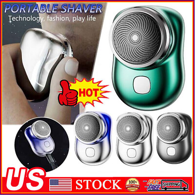 Mini Shave Portable Electric Shaver for Men Razor Beard Trimmer USB Rechargeable
