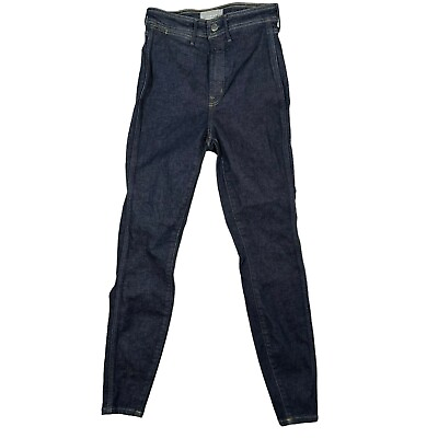 #ad Everlane Jeans Womens 27 Crop Blue The Way High Skinny Denim Organic Cotton