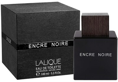 Encre Noire by Lalique Cologne for Men EDT 3.3 3.4 oz New In Box