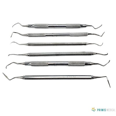 #ad Dental Extraction Cleaning and Filler Instrument Set of 6 #3