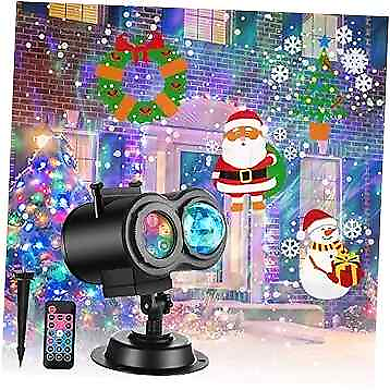 #ad Halloween Christmas Projector Lights Outdoor 4 Patterns Projection 8 Themes