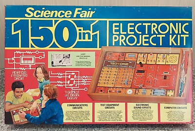 Radio Shack Science Fair 150 In 1 Electronic Project Kit #28 248 1976 Tandy