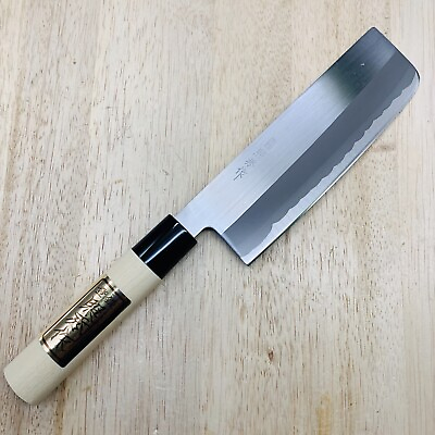 #ad Unused Japanese Chef#x27;s Kitchen Knife 照秀 Nakiri 160 300 From Japan