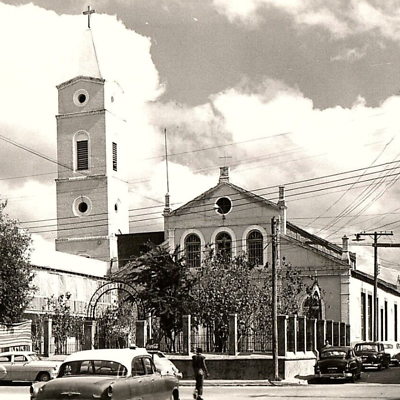 #ad #ad 1950s Parroquia Santo Niño Nuevo Laredo Tamaulipas Mexico RPPC Parish Holy Child