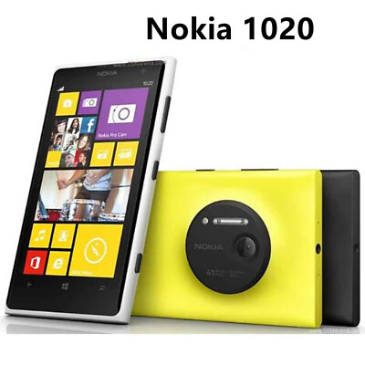 RefurbishedNew Nokia Lumia 1020 Windows Unlocked Phone 32GB 41MP Wifi 4.5quot;