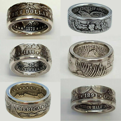 Fashion 925 Silver Handmade Carved Ring Men Best Collecting Vintage Jewelry Gift