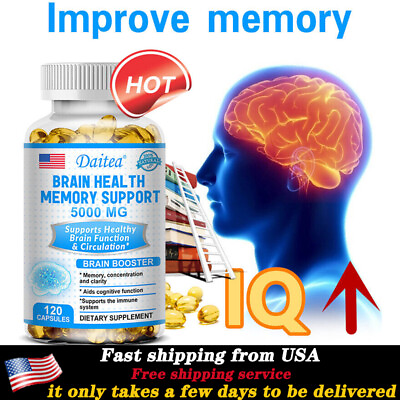 #ad Brain Health amp; Memory Booster Focus Function Ginkgo Biloba Supplement