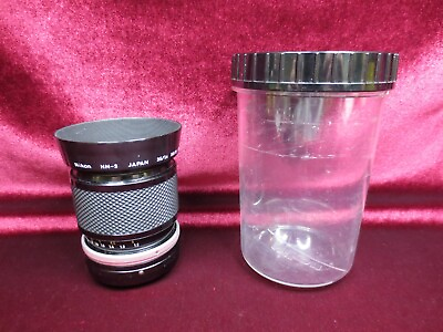 #ad Nikon Zoom Nikkor f 3.5 43 86mm Lens w Nikon Storage Case used
