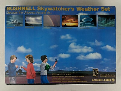Vintage Bushnell Skywatchers Weather Set Bausch amp; Lomb Unused Kids Toy
