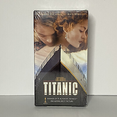 Titanic Movie 1997 VHS Two Tape Box Set Sealed NEW