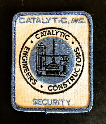 #ad VINTAGE CATALYTIC INC ENGINEERS CONSTRUCTORS SECURITY PATCH