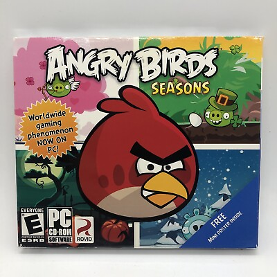 #ad Angry Birds Seasons PC Game New Sealed Fast Free Shipping