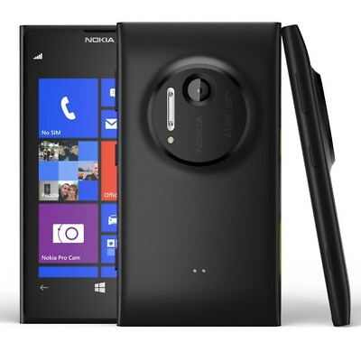 #ad Original Nokia Lumia 1020 4G LTE Wifi NFC 32GB 41MP Windows OS Unlocked Phone