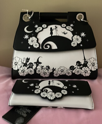Last One Loungefly The Nightmare Before Christmas Handbag And Wallet Set New