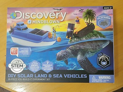 Discovery Kids MINDBLOWN Solar Land and Sea Vehicles