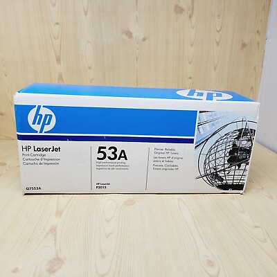 #ad HP 53A OEM Black Q7553A Toner Cartridge Sealed BOX