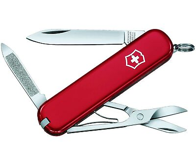 Victorinox Ambassador Red Swiss Army Pocket Knife 74 mm 7 Tools