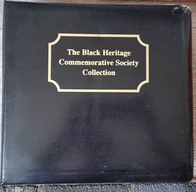 #ad BLACK HERITAGE SOCIETY UNCIRCULATED USA STAMPS Certificate Collection Set Of 64