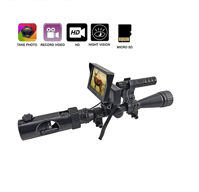 #ad Day amp; Night Vision Rifle Scope Hunting Sight Infrared 850nm LED IR Camera DIY