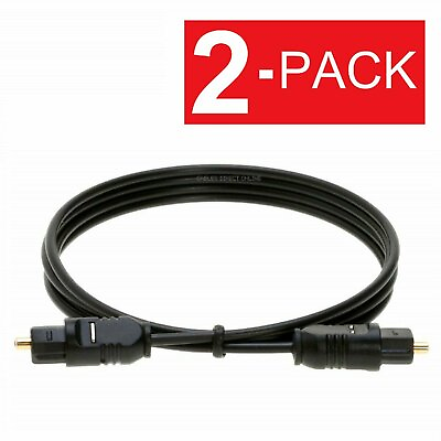 15FT Digital Fiber Optical Optic Audio SPDIF MD DVD TosLink Cable Lead Cord