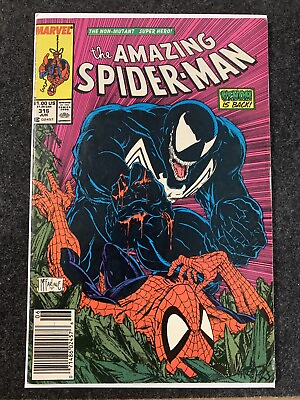 #ad The Amazing Spider Man #316 Rare Mark Jewelers Insert 1989 MJ Venom MCU