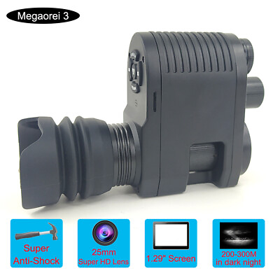 Megaorei3 300m Night Vision Optical Scope Scope Sight Camera For Outdoor Hunting