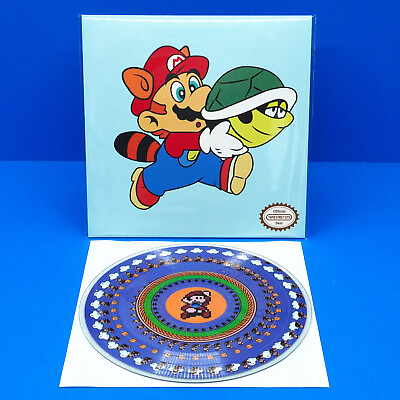 Super Mario Brothers 3 Bros Nintendo 7quot; Animated Picture Vinyl Record Zoetrope