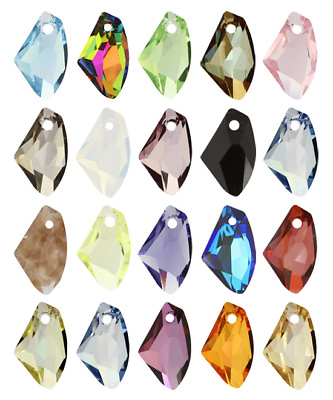 Genuine SWAROVSKI 6656 Galactic Vertical Crystals Pendants * Many Colors amp; Sizes