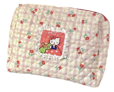Hello Kitty Makeup Bag Cosmetic Case Travel Storage Pouch