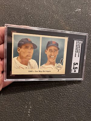 Ted Williams SGC 5.5 Fleer Vintage Antique 1959 Red Sox Collector Baseball Card