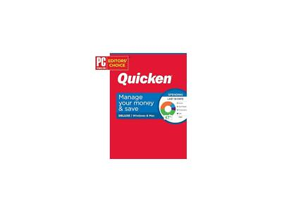 Quicken Deluxe Personal Finance 1 Year Subscription Windows Mac Software