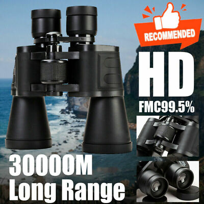 180x100 Dayamp;Low Night Military Zoom Optics Hunting Camping Powerful Binoculars