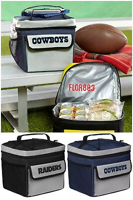 NFL Team Bungee Cooler Lunch Bag Football Team Fan Gift