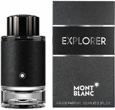 #ad Explorer by Mont Blanc Men cologne for him EDP 3.3 3.4 oz New in Box