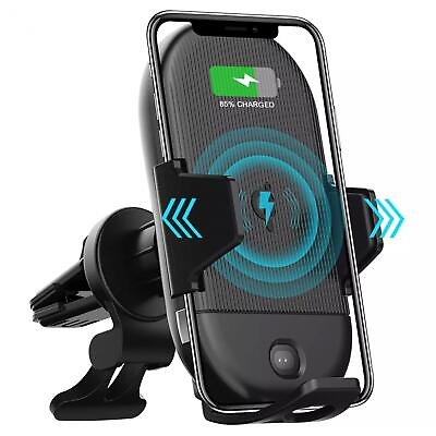 #ad #ad CAR WIRELESS CHARGER MOUNT AIR VENT HOLDER FAST CHARGE CRADLE DOCK for PHONES