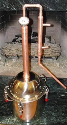 #ad Copper Alcohol Moonshine Ethanol Still E 85 Reflux NR5 Gallon Stainless Boiler
