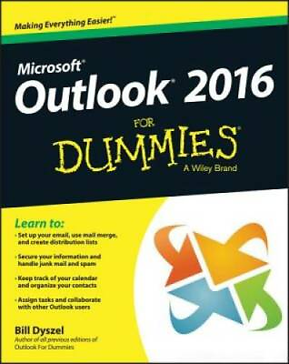 #ad Outlook 2016 For Dummies Outlook for Dummies Paperback GOOD