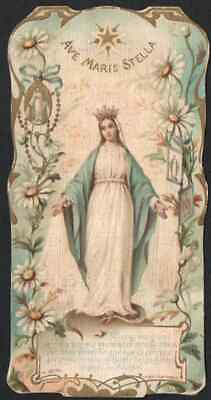 Holy card antique of Virgin Milagrosa santino image pieuse andachtsbild