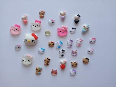 #ad Hello Kitty Cartoon Nail Art Decoration Kawaii 10pcsquot;Pickquot;.