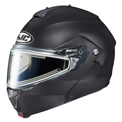 #ad HJC c91 Snowmobile Helmet Electric Shield Matte Black S M L XL 2X 3X 4X 5X BK