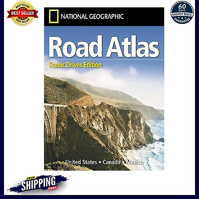 #ad #ad Rand Mcnally USA Road Atlas 2023 BEST Large Scale Travel Maps United States NEW