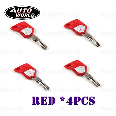 #ad Motorcycle 32mm New Uncut Blade Blank Key For MV Agusta F3 F 3 Brutale R*4pcs