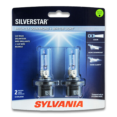 #ad Sylvania SilverStar Low Beam Headlight Bulb for Chrysler Town Country Van bg