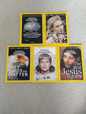 #ad Lot Of 5 National Geographic Magazines 2017 2018
