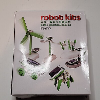 6 in 1 Solar Robot Model Kit Science Toys for Children DIY Educational Toys Kids